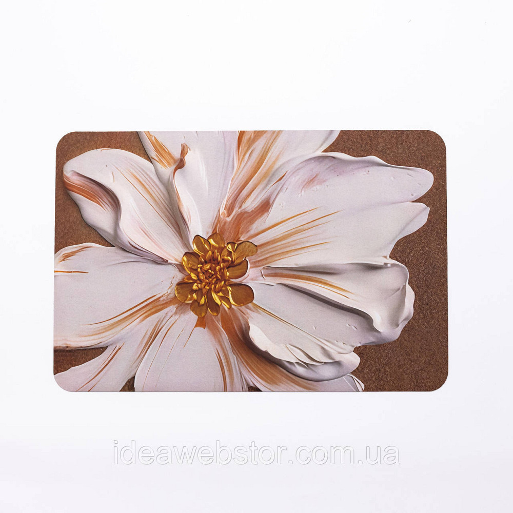 Килимок з 3D-принтом Impasto 58*38 см діатомітовий Yiwu HP-42-105 Київ - фото 1