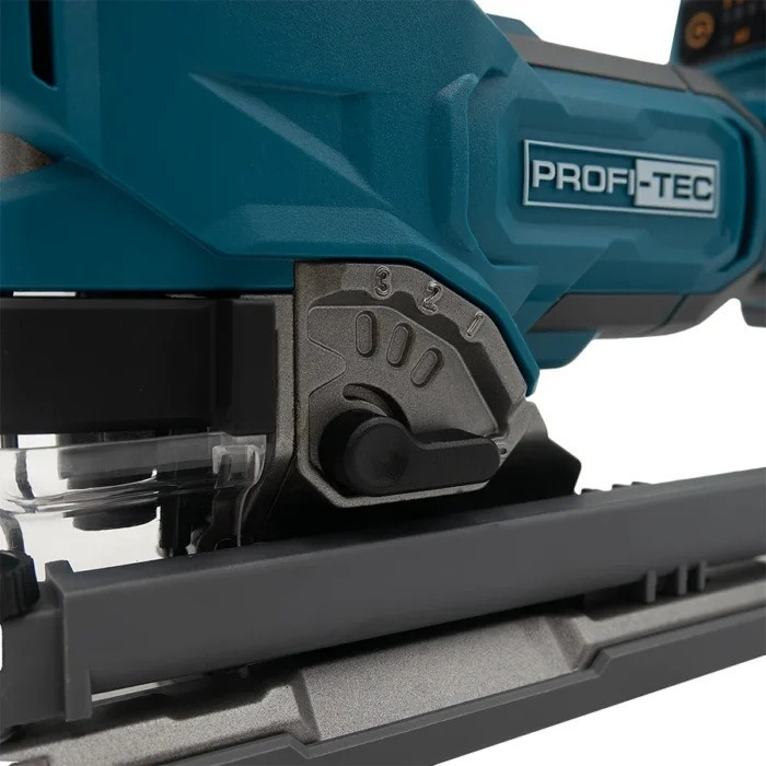 Лобзик акумуляторний безщітковий PROFI-TEC PJS120 20 В, пропил 120 мм, 3500 хід/хв, без АКБ і ЗП Київ - фото 10