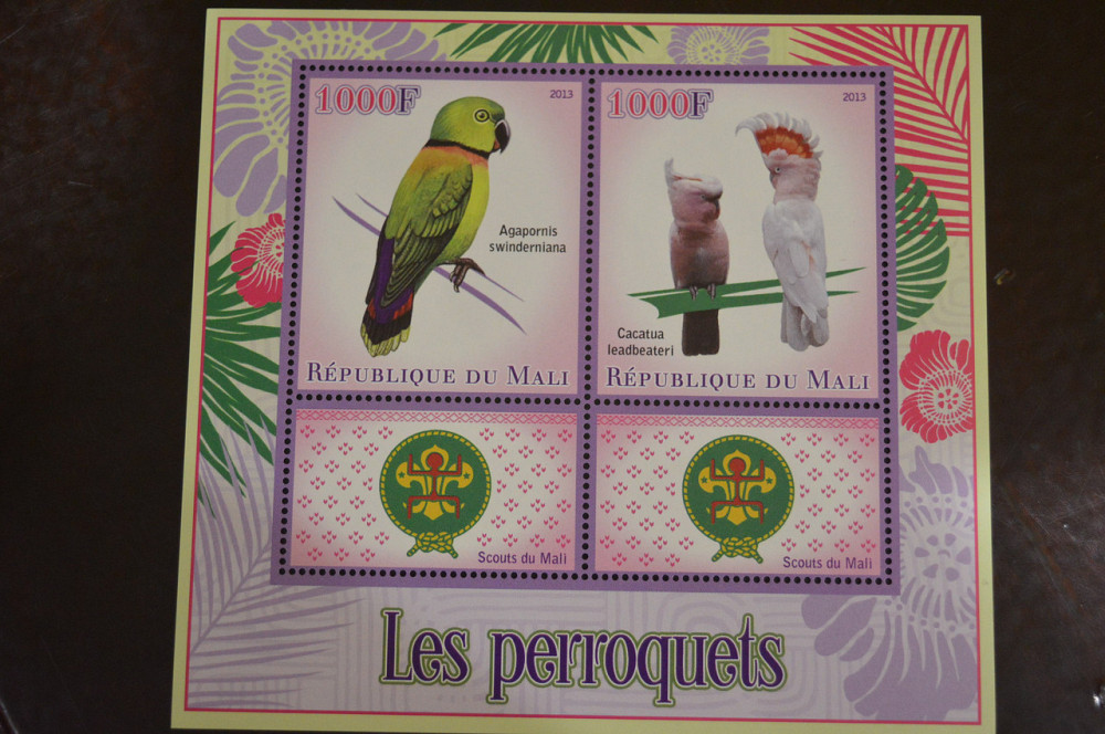 Малі. Марки. Фауна. Блок. 2013 рік (В-3) Полтава - фото 1