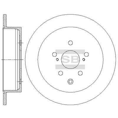 Тормозной диск HI-Q SD4035 Винница