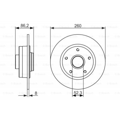 Тормозной диск Bosch 0 986 479 684 Винница - изображение 5