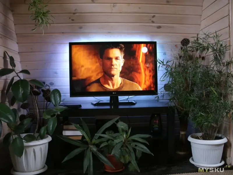 Лента светодиодная RGB 5050 2м с пультом для подсветки телевизора, монитора, мебели от USB Коломия - фото 6