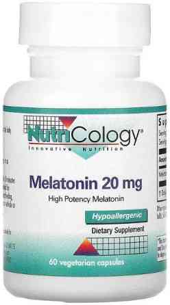Мелатонін Nutricology Melatonin 20 мг 60 капс Київ
