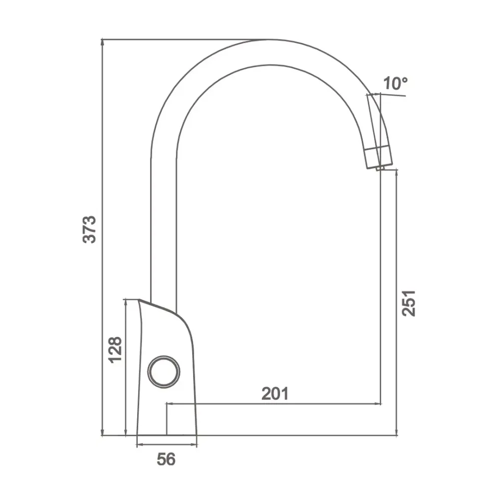 Змішувач для кухні з підключенням до фільтру GAPPO G4303-8, білий/хром Київ - фото 6