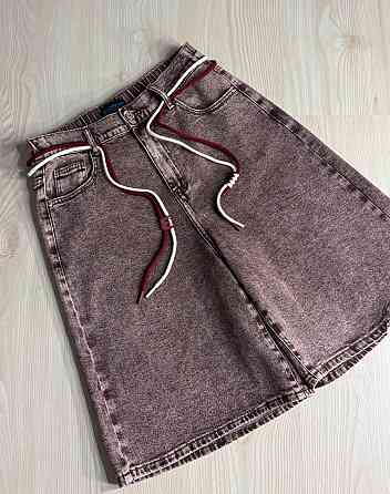 Шорти жіночі Liana 4-053 бермуди з резинкою на талії та поясом великі розміри коричневі, коричневий, З4, 34, 95 см, 122 см Київ