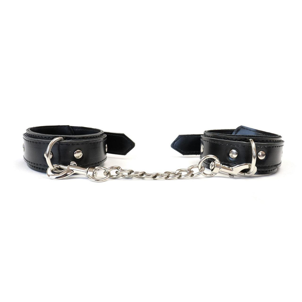 Наручники із екошкіри Art of Sex - Handcuffs Emoji, колір чорний Sex Aura Київ - фото 3