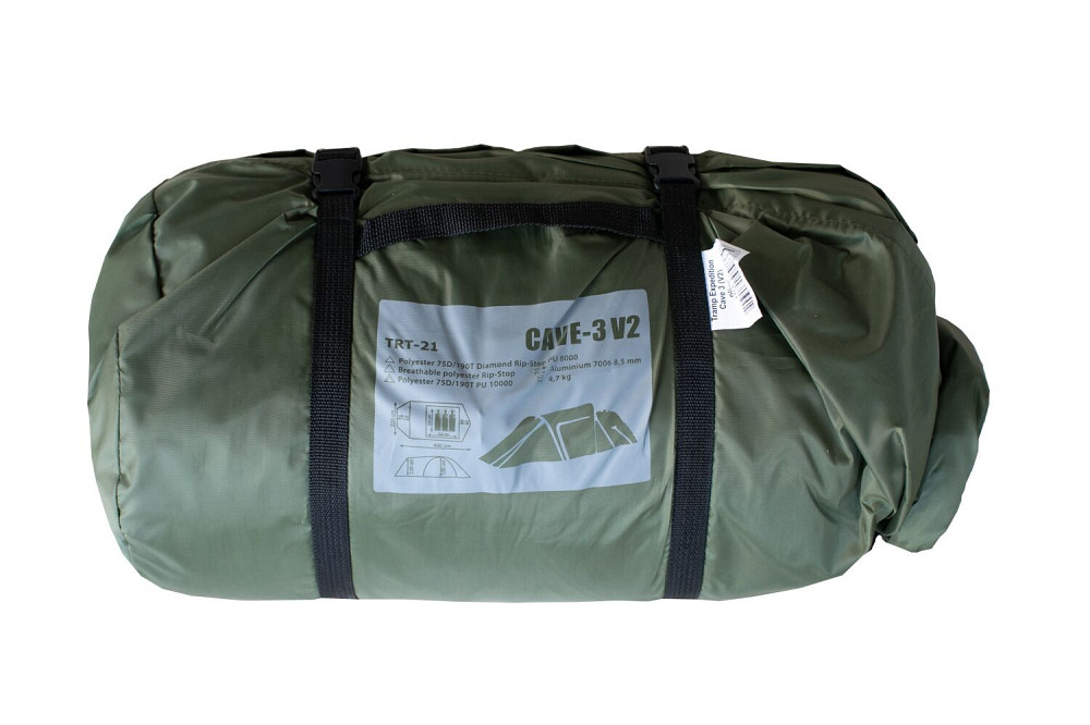 Палатка Tramp Cave 3 (V2) серая Киев - изображение 6