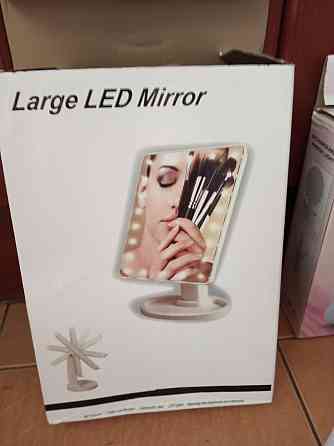 Космічне дзеркало для макіяжу квадратне Large Mirror з LED підсвічуванням Полтава