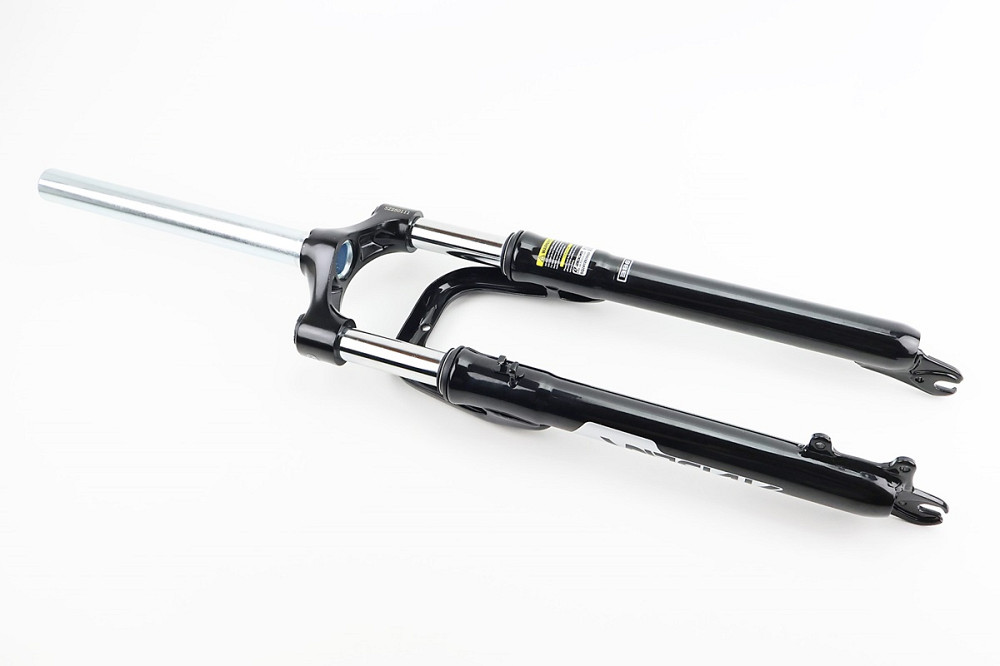 Вилка 27,5" амортизаційна, без різьби 1-1/8" (28,6мм), шток 255мм, з ходом 60мм, Disk-brake, чорна CH-386 Київ - фото 2