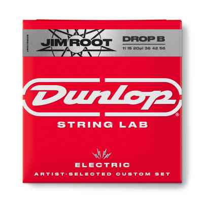 Струны для гитары Jim Dunlop Jim Root String Lab Series Guitar Strings 11-56 | Drop B (JRN1156DB) Винница