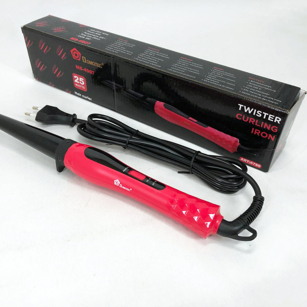 Професиональная плойка для завивки волос DOMOTEC MS-4907, Щипцы плойка кудри для волос QN-78 Львов - изображение 2