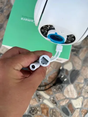 Уличная камера UKC Видеонаблюдения WIFI IP беспроводная наружная поворотная V380 Pro с блоком питания Коломия