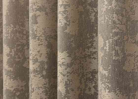 Комплект коротких штор VR-Textil Жакард Sultan № 873ш Карамельний 130х170 см 2 шт (35-0296) Київ