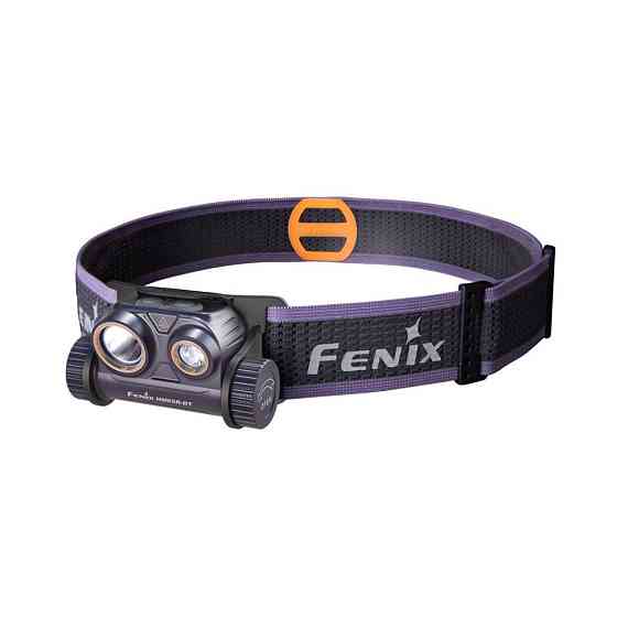 Налобный фонарь для бега Fenix HM65R-DT (Фиолетовый) Винница