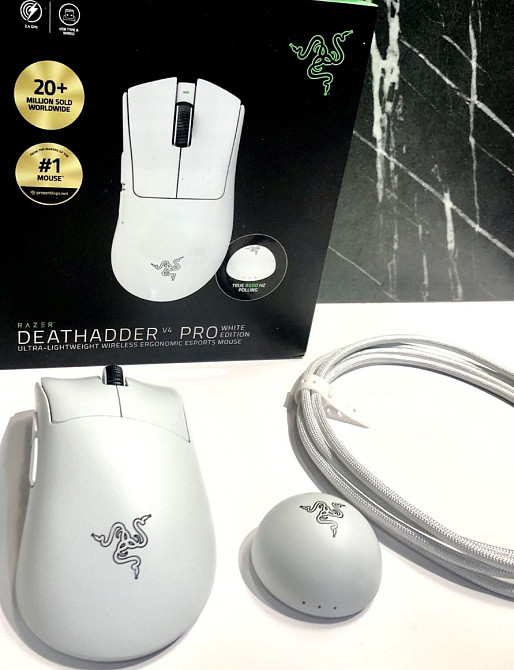 Мишка razer deathadder v4 pro white. Київ - фото 2