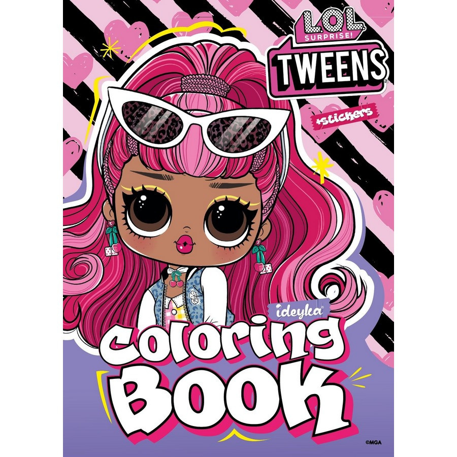 Раскраска со стикерами 