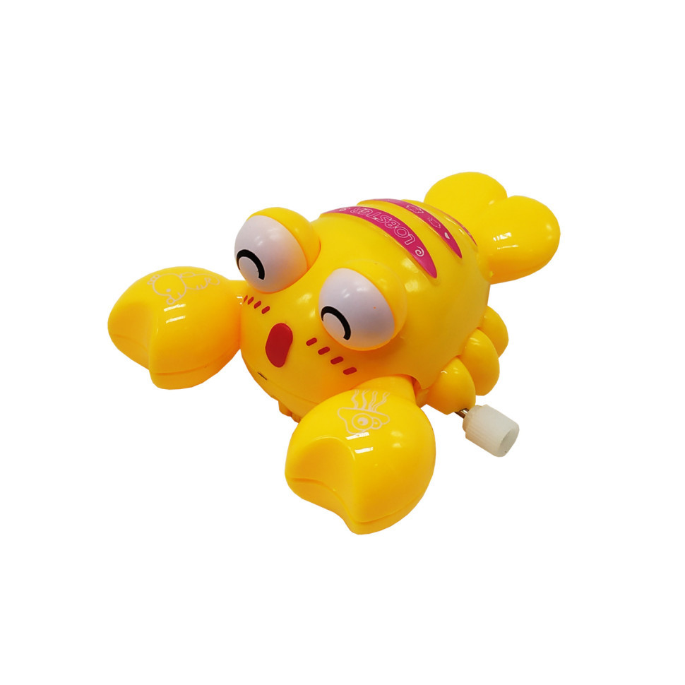 Іграшка "Лобстер" Bambi 1011, 10 см заводна  Жовтий Вінниця - фото 1