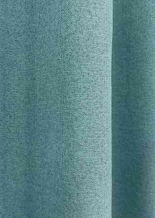 Премиум шторная ткань blackout 100%, двусторонняя, коллекция «ASHEN NIGHT» цвет лазурный 1846ш Киев