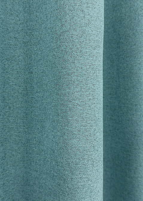 Премиум шторная ткань blackout 100%, двусторонняя, коллекция «ASHEN NIGHT» цвет лазурный 1846ш Киев - изображение 4