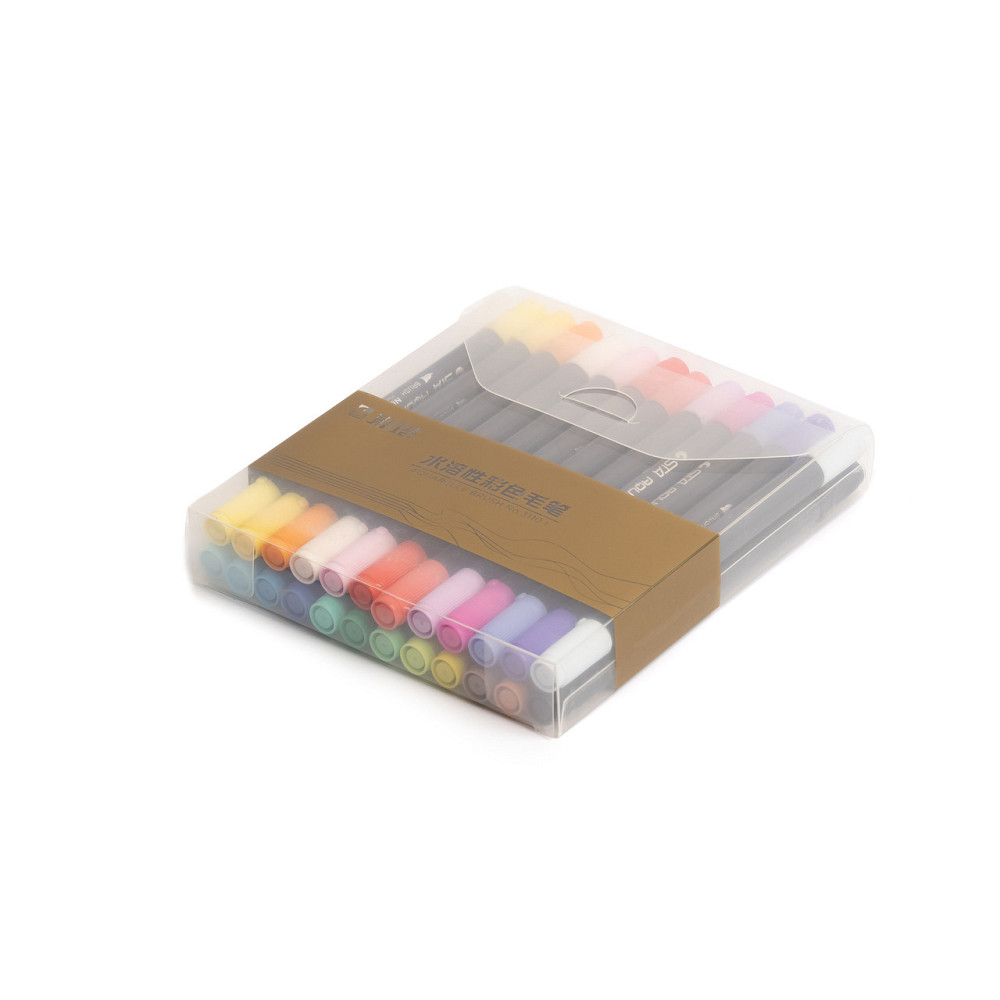 Набор двусторонних акварельных маркеров на водной основе STA 24 цвета, маркеры для скетчинга и рисования Каменец-Подольский - изображение 7