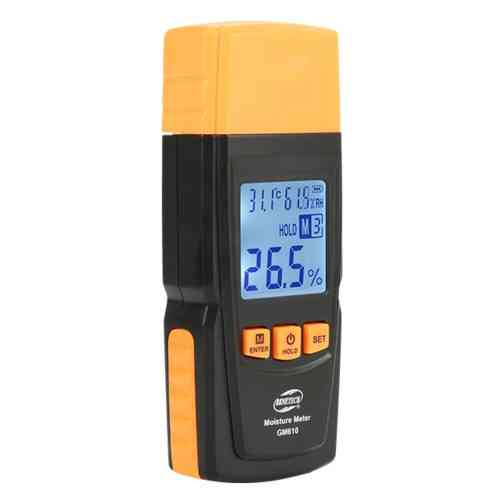 Влагомер игольчатый для древесины 2-70% (28 пород, 4 типа) BENETECH GM610 Киев