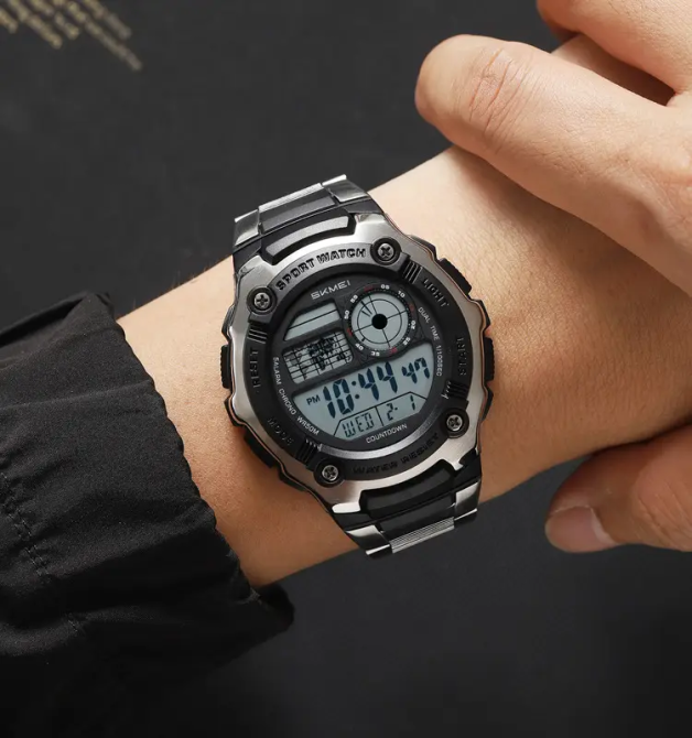 Часы мужские наручные Skmei 2473 Серебристый Киев - изображение 6