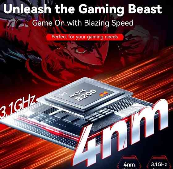 Смартфон Cubot Max 5 12/256Gb. Pearl White Dim8200 ,6.95" 144Hz. 33W 100mp Android 14 Київ