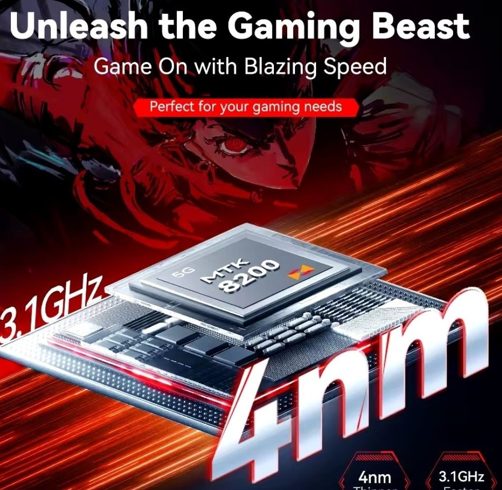 Смартфон Cubot Max 5 12/256Gb. Pearl White Dim8200 ,6.95" 144Hz. 33W 100mp Android 14 Київ - фото 3