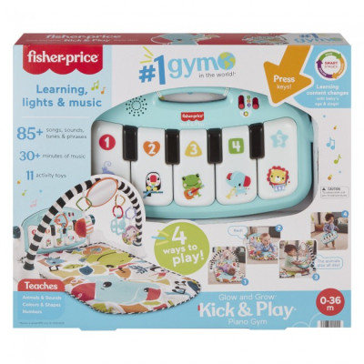 Дитячий килимок Fisher-Price ігровий центр блакитний Натискай та грай з технологією Smart Stages (англ.) (HWY58) Вінниця - фото 9