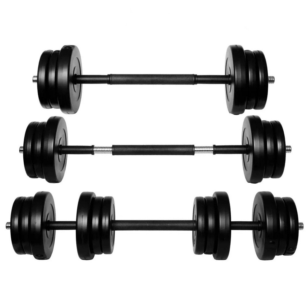 Комплект: Соединительная трубка для гантелей, 2 грифа, 4 гайки, 4 гайки, Разборная штанга Киев - изображение 3