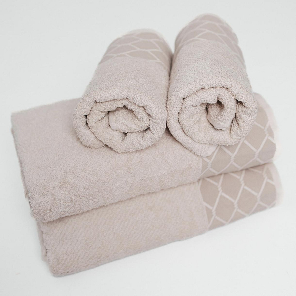 Набор Махровых полотенец , Махра, Бдительно-Розовый, 50/90 и 70/140 Киев - изображение 4