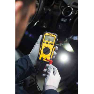 Цифровой мультиметр Stanley FATMAX, двойной дисплей САТ III, до 600В, 10А (FMHT82563-0) Винница