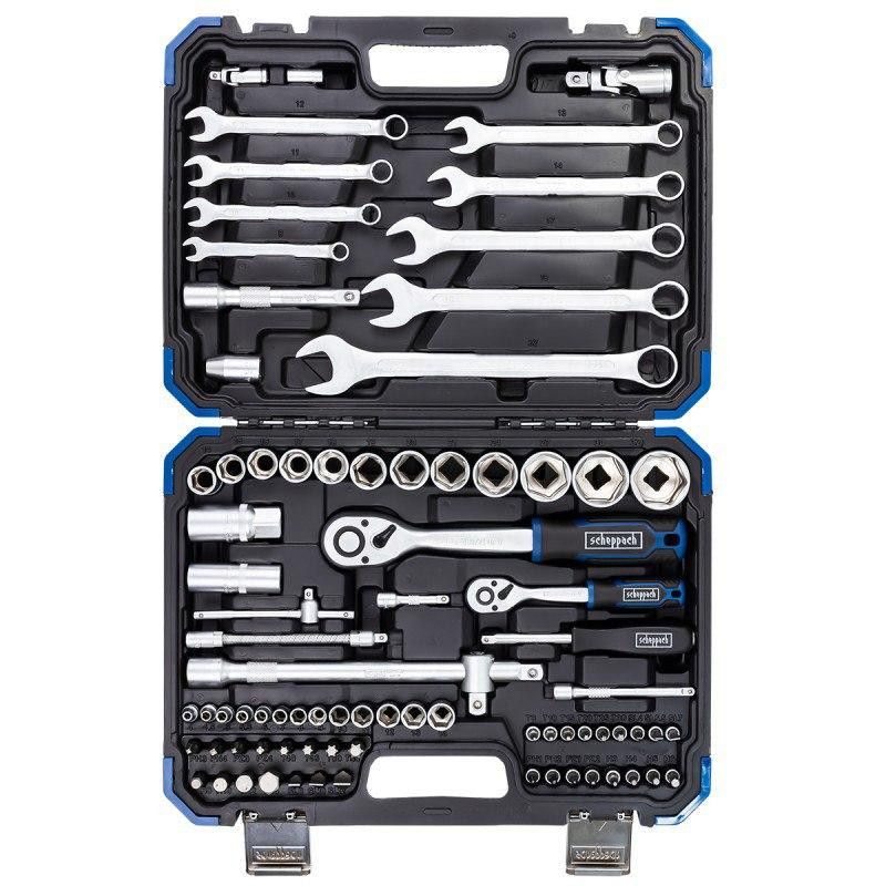 Набір інструментів 82 предмета 1/2'', 1/4'' SCHEPPACH SCH-4821-5 Одеса - фото 1