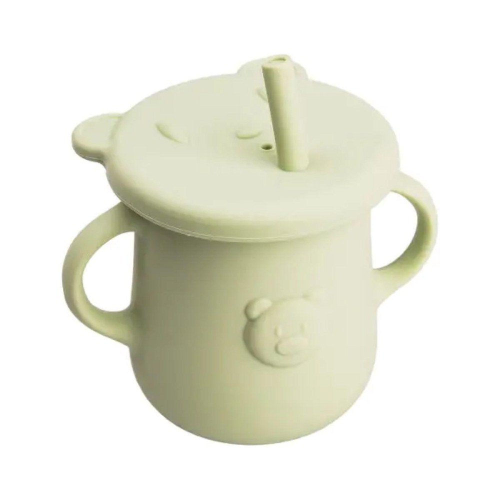 Детский набор силиконовой посуды 7 предметов Зеленый HP34546G Киев - изображение 7