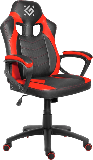 Крісло геймерське поліуретанове Defender SkyLine ігрове (Чорно-червоне) Вінниця - фото 2