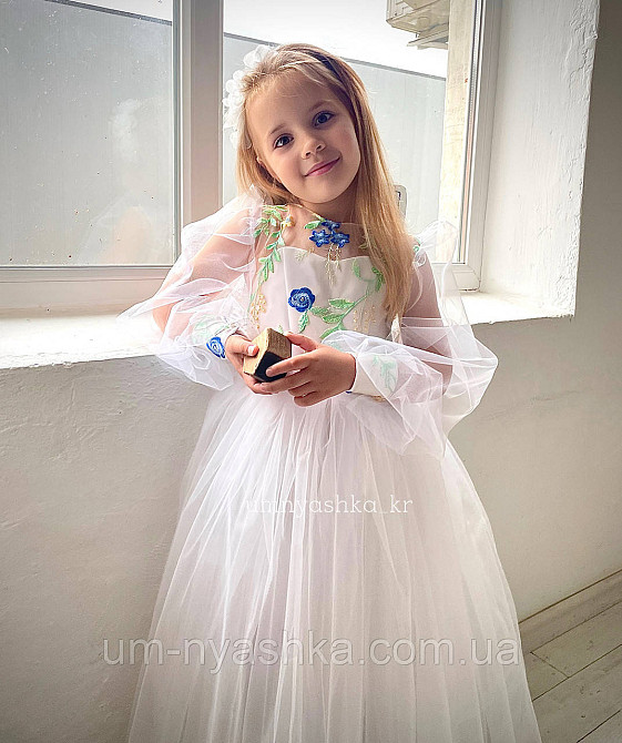 Дитяча святкова вишита сукня комп'ютерна вишивка Кривий Ріг - фото 8