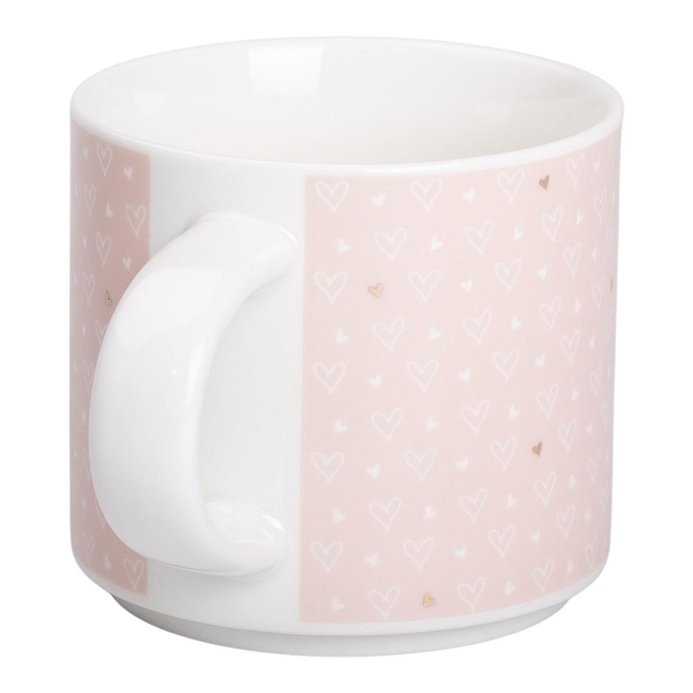 Liling Rongxiang Ceramic Кружка порцелянова 350 (мл) для кави та чаю Рожева RX-N240126P Коломыя - изображение 3