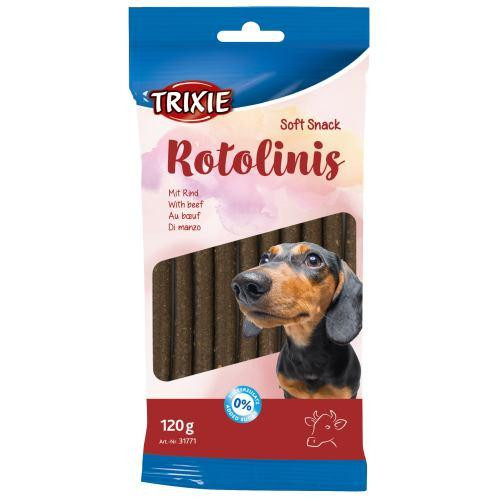 Лакомство Trixie Soft Snack Rotolinis для собак палочки с говядиной 120 г Киев - изображение 1