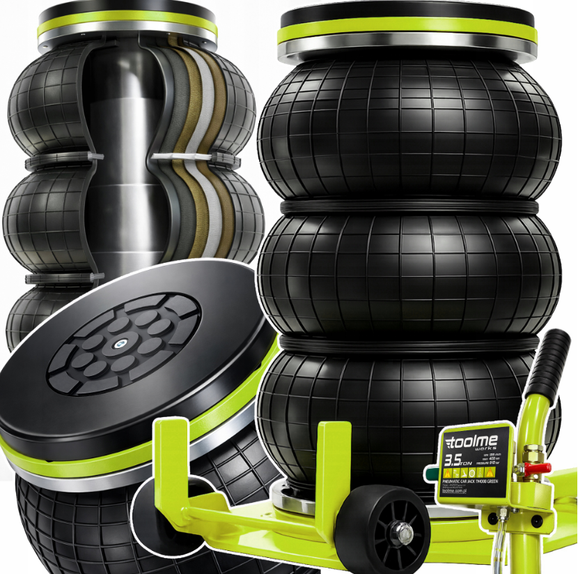 Пневмодомкрат 3,5т 135-400мм Toolme (Польша) Киев - изображение 1