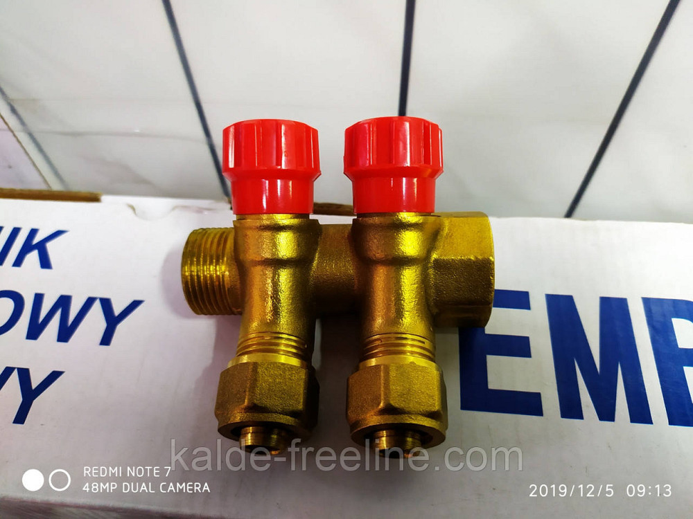 Колектор вентильний для труби 16 мм. на 2 виходи Харків - фото 1