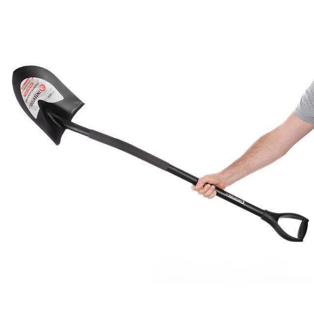 Лопата штикова, металева ручка, 198×288×1200 мм INTERTOOL FT-2011 Киев - изображение 7