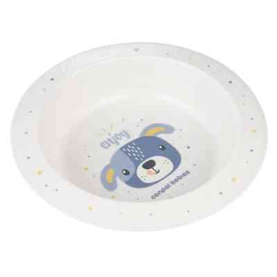 Тарелка детская Canpol babies CUTE ANIMALS мисочка пластикова, блакитна (4/412_blu2) Винница