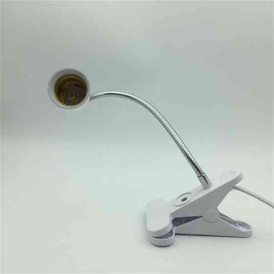 Гнучкий патрон E27 з вимикачем для настільної лампи Київ