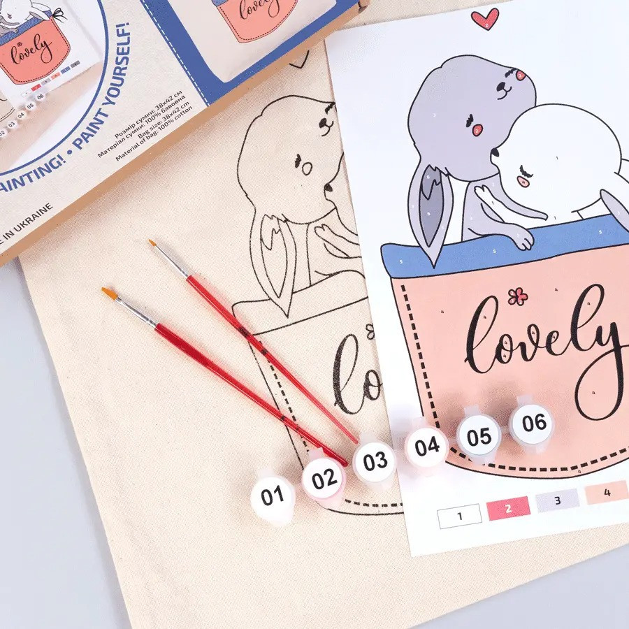 Набор для раскрашивания эко-сумки 