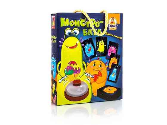 Игра настольная Монстро баттл со звонком VT8010-04 ТМ VLADI TOYS Киев