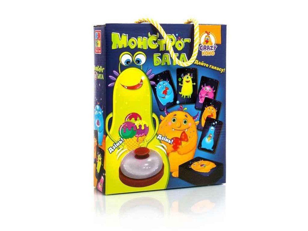 Игра настольная Монстро баттл со звонком VT8010-04 ТМ VLADI TOYS Киев - изображение 1