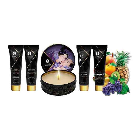 Подарочный набор Shunga Geishas Secrets – Exotic Fruits для шикарной ночи вдвоем Sex Aura Киев