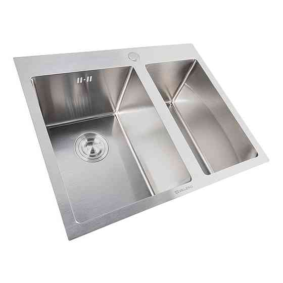 60*50D Мийка нержавійка Valeso Handmade (велика/мала чаша, 3,0/0,8) Коломыя