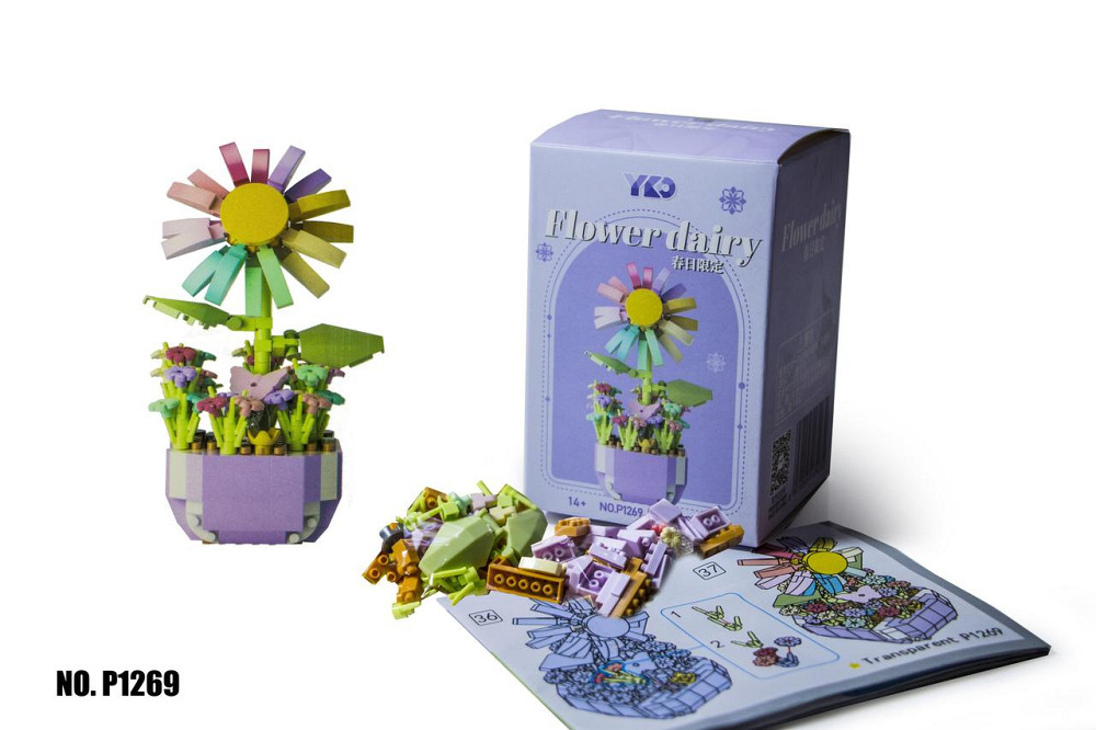 Конструктор для дівчаток Квіточка, 360 деталей Одеса - фото 1