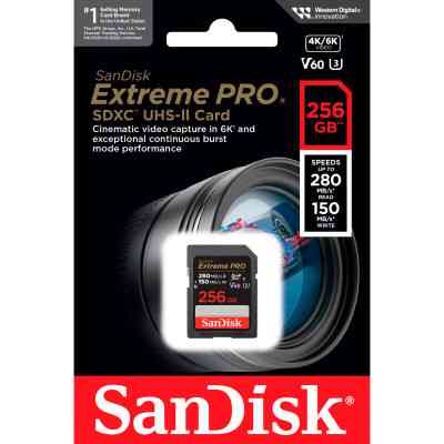 Карта пам&apos;яті SanDisk 256GB SDXC class 10 UHS-I Extreme Pro (SDSDXEP-256G-GN4IN) Вінниця